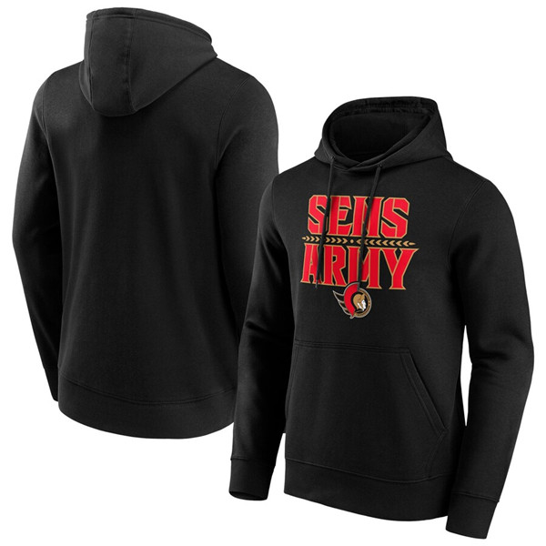 Men's Ottawa Senators Black Hometown Graphic Hoodie